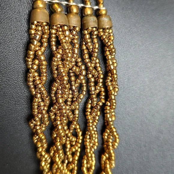 Chic Gold Multi-Strand Necklace - Picture 5 of 8